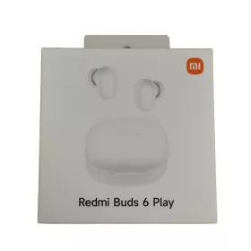   Stereo bluetooth headset vezeték nélküli töltőtokkal, TWS, fehér, Xiaomi Redmi Buds 6 Play (csomagolás sérült)