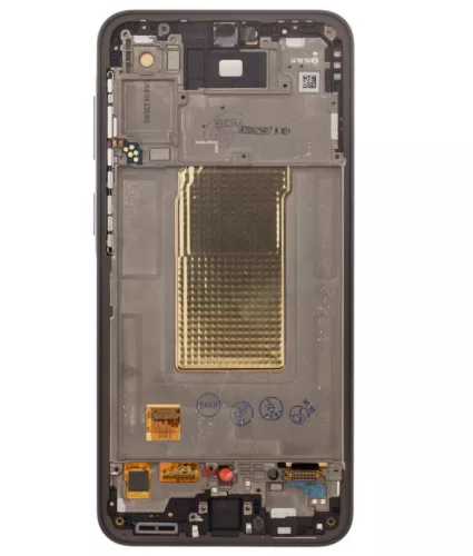 Samsung Galaxy A37 LCD + érintőpanel kerettel, fekete, SM-A376, OLED