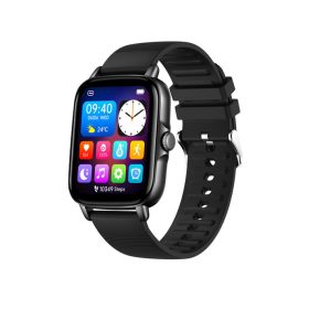   Colmi P30 okosóra szilikon szíjjal, 1,9" HD kijelző, IP67 vízállóság, fekete