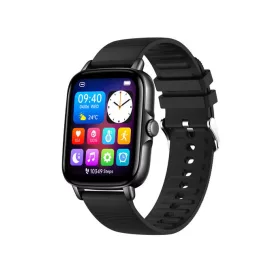   Colmi P30 okosóra szilikon szíjjal, 1,9" HD kijelző, IP67 vízállóság, fekete