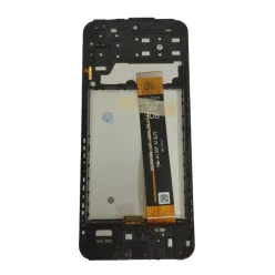   Samsung Galaxy A13 4G LCD + érintőpanel kerettel, fekete, SM-A135, FixCell
