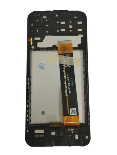 Samsung Galaxy A13 4G LCD + érintőpanel kerettel, fekete, SM-A135, FixCell