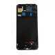 Samsung Galaxy A50 LCD + érintőpanel kerettel, OLED, fekete, SM-A505