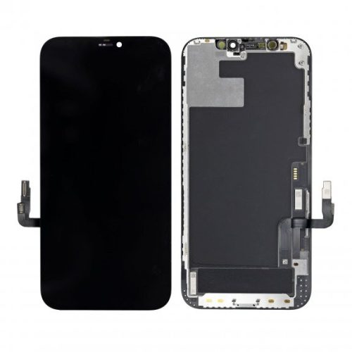 iPhone 12 / 12 Pro (6,1") fekete LCD + érintőpanel TFT (Incell)