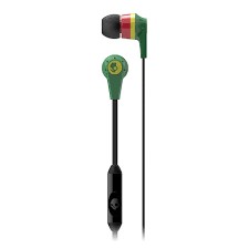 Skullcandy S2IKDY-102 zöld-sárga sztereo headset fülhallgató 3.5mm jack csatlakozóval