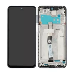   Xiaomi Redmi Note 9 Pro LCD + érintőpanel kerettel, ezüst, gyári