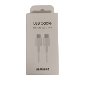   Samsung Type-C - Type-C adatkábel, gyári, 1m, fehér, EP-DA705BWEGWW (csomagolt)