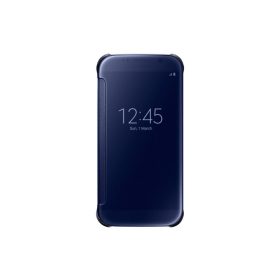   Samsung Galaxy S6 / S6 Edge gyári aktív könyvtok, SM-G920F, SM-G925F, EF-ZG920BBE, sötétkék