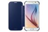 Samsung Galaxy S6 / S6 Edge gyári aktív könyvtok, SM-G920F, SM-G925F, EF-ZG920BBE, sötétkék