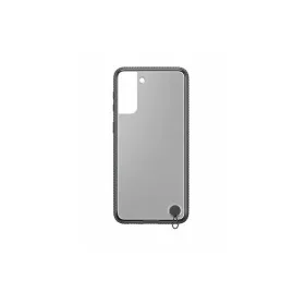   Samsung G996 Galaxy S21 Plus gyári átlátszó hátlap tok fekete kerettel