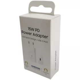   Samsung hálózati Type-C gyors töltőfej, gyári, 15W / 2.4A, fehér, EP-T1510NBE (CSOMAGOLT)