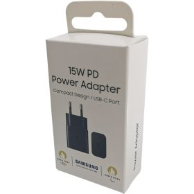   Samsung hálózati Type-C gyors töltőfej, gyári, 15W / 2.4A, fekete, EP-T1510 (CSOMAGOLT)