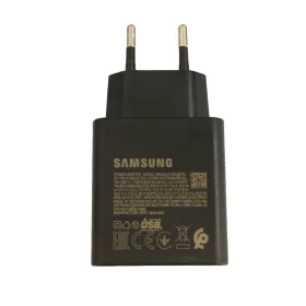   Samsung hálózati gyors töltőfej, gyári, Type-C csatlakozóval, fekete, 45W, EP-T4510EBE (CSOMAGOLÁS NÉLKÜLI)