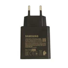   Samsung hálózati gyors töltőfej, gyári, Type-C csatlakozóval, fekete, 45W, EP-T4510EBE (CSOMAGOLÁS NÉLKÜLI)