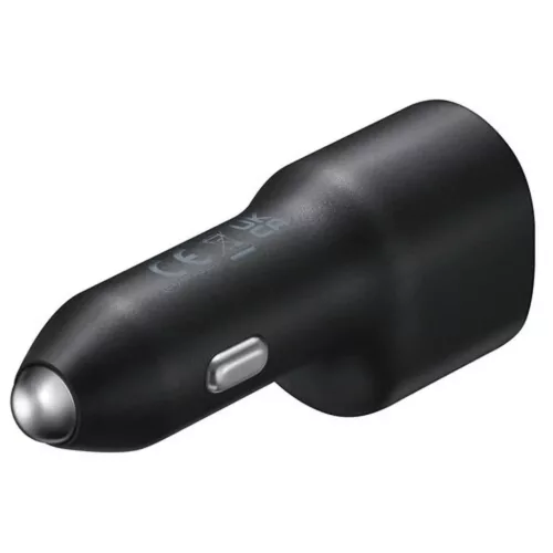 Samsung szivartöltő fej, 1xType-C / 1xUSB, PD3.0 / QC2.0, 25W / 15W, fekete, gyári, EP-L4020NBE