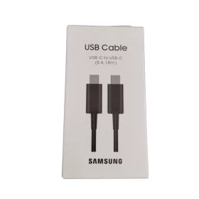   Samsung Type-C - Type-C gyorstöltő adatkábel, gyári, fekete, 5A / 60W, 1.8M, EP-DX510JBE (CSOMAGOLT)