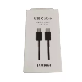   Samsung Type-C - Type-C gyorstöltő adatkábel, gyári, fekete, 3A / 60W, 1.8M, EP-DX310JBE (CSOMAGOLT)