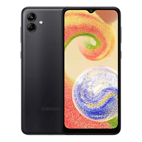 Samsung Galaxy A04 mobiltelefon, DS, 3GB/32GB, fekete, SM-A045 (EU-s Átalakítóval)