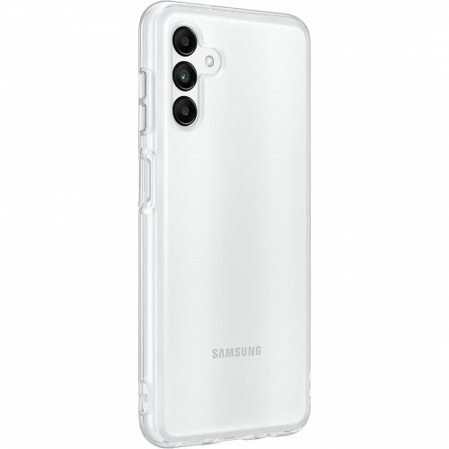 Samsung Galaxy A04s gyári szilikon tok, TPU, SM-A047, átlátszó, EF-QA047TTEGWW