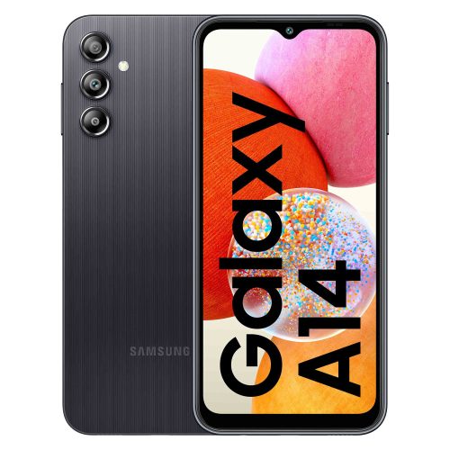 Samsung Galaxy A14 4G mobiltelefon, 4GB/128GB, dual sim, fekete, SM-A145R
