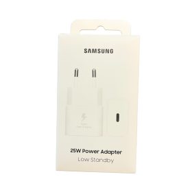   Samsung hálózati Type-C gyors töltőfej, gyári, fehér, 3A / 25W, EP-T2510NWEGEU (csomagolt)