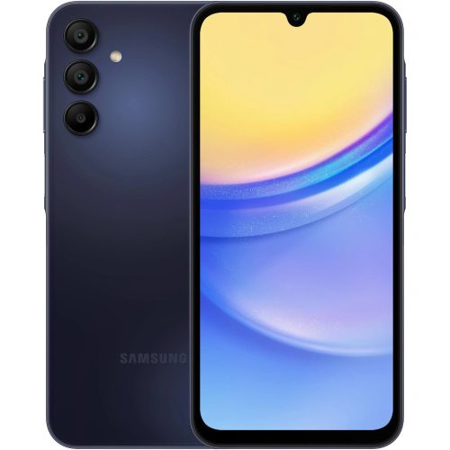 Samsung Galaxy A15 4G mobiltelefon, 4GB/128GB, dual sim, feketéskék, SM-A155F