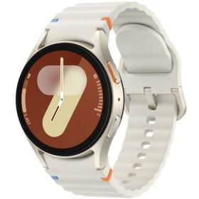   Samsung Galaxy Watch 7 okosóra szilikon szíjjal, 1,2" kijelző, Cream, SM-L300NZEAXEF