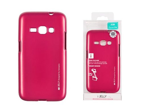 Mercury i-Jelly Metal Samsung A320 Galaxy A3 2017 pink szilikon tok