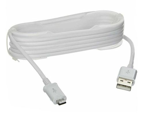 Samsung adatkábel, micro USB, gyári, 1,5 m, fehér, ECB-DU4EWE (csomagolt)