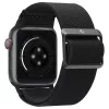 Apple Watch 4/5/6/7/8/9/SE, okosóra szíj, fekete, 42/44/45mm, Spigen Lite Fit
