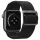 Apple Watch 4/5/6/7/8/9/SE, okosóra szíj, fekete, 42/44/45mm, Spigen Lite Fit