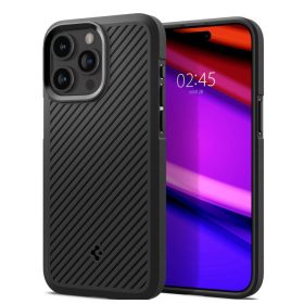  iPhone 15 Pro Max (6.7") hátlap tok, TPU / PC tok, fekete, Spigen Spigen Core Armor (ACS06441)