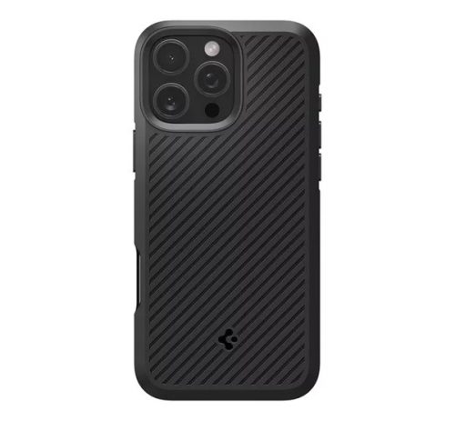 iPhone 15 Pro Max (6.7") hátlap tok, TPU / PC tok, fekete, Spigen Spigen Core Armor (ACS06441)