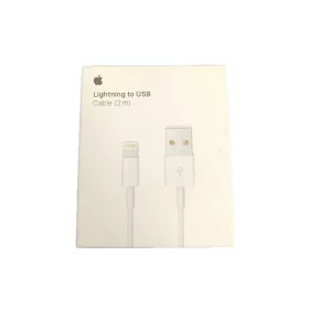   Apple iPhone 8pin adatkábel, gyári, 2M, fehér, MD819ZM/A (CSOMAGOLT)