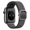 Apple Watch 4/5/6/7/SE, okosóra szíj, szürke, fonott, 38/40/41mm, UNIQ