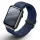Apple Watch 4/5/6/7/8/9/SE/SE (2022), okosóra szíj, kék, fonott, 42/44/45mm, UNIQ