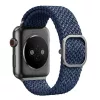 Apple Watch 4/5/6/7/8/9/SE/SE (2022), okosóra szíj, kék, fonott, 42/44/45mm, UNIQ