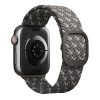 Apple Watch 4/5/6/7/SE, okosóra szíj, szürke, fonott, 42/44/45mm, UNIQ