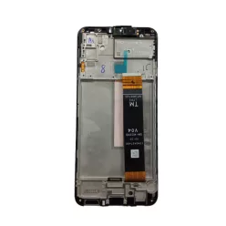   Samsung Galaxy M23 5G LCD + érintőpanel kerettel, fekete, gyári, SM-M236