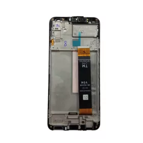   Samsung Galaxy M23 5G LCD + érintőpanel kerettel, fekete, gyári, SM-M236