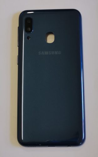 Samsung A202 Galaxy A20e kék készülék hátlap