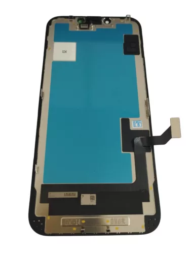 iPhone 14 LCD + érintőpanel, OLED, fekete, GX (6,1")