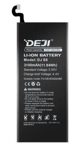 DEJI Samsung G920F Galaxy S6 EB-BG920ABE akkumulátor 3100mAh