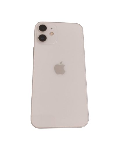 [K.ÁFA] Apple iPhone 12 Mini 128GB mobiltelefon, fehér, Grade A, akku 79%, (HASZNÁLT, DOBOZ ÉS TARTOZÉK NÉLKÜL) 