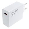 Xiaomi hálózati gyors töltőfej, 1x USB, gyári, fehér, 3A / 120W, GaN technológia, MDY-14-EE