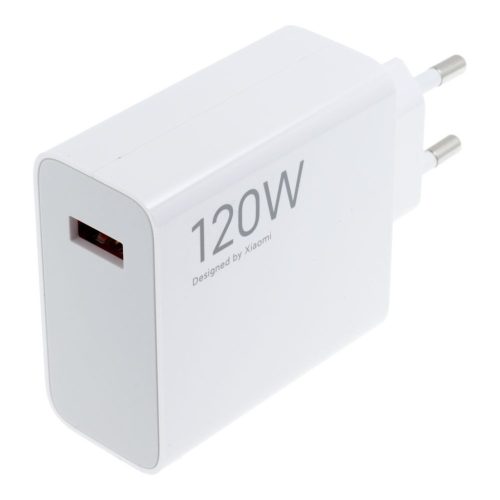 Xiaomi hálózati gyors töltőfej, 1x USB, gyári, fehér, 3A / 120W, GaN technológia, MDY-14-EE