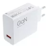 Xiaomi hálózati gyors töltőfej, 1x USB, gyári, fehér, 3A / 120W, GaN technológia, MDY-14-EE