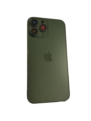 iPhone 13 Pro Max (6.7") készülék hátlap, kamera lencsével / sim tálcával, akkufedél, zöld, gyári