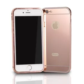   Samsung G530 Galaxy Grand Prime G532 Galaxy Grand Prime Plus/ J2 Prime bronz alumínium bumper tükrös hátlaptok