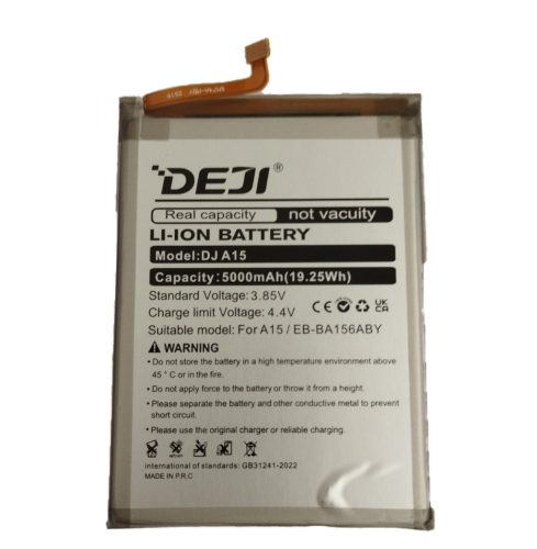 Samsung Galaxy A15 akkumulátor, 5000mAh, EB-BA156ABY, SM-A156, Deji